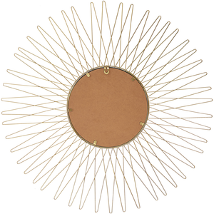 Specchio da parete tondo a forma di sole 70 cm in stile moderno