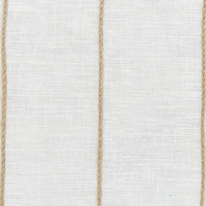 Set di 2 cuscini in lino e cotone con motivo a righe Bianco e beige 50 x 50 cm accessori salotto