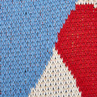 Set di 2 cuscini decorativi per bambini in cotone blu 45 x 45 cm con motivo a riccio Accessorio per la camera da letto dei bambini