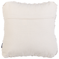 Set di 2 cuscini in cotone lavorato a maglia beige chiaro 45 x 45 cm Corda Boho Retro Decor Accessori