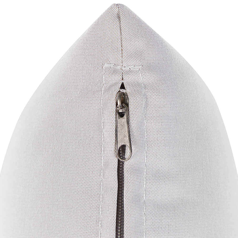 Divano da giardino a 2 posti in metallo e alluminio con spessi cuscini idrorepellenti bianco sporco esterno patio stile moderno