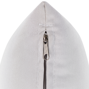 Divano da giardino a 2 posti in metallo e alluminio con spessi cuscini idrorepellenti bianco sporco esterno patio stile moderno