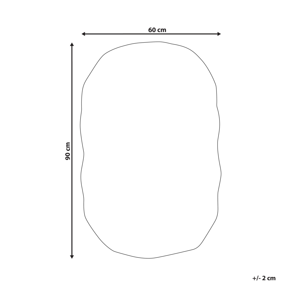Tappeto da bagno arancione in cotone 60 x 90 cm Forma irregolare Motivo decorativo Tappeto da bagno Accessori da bagno Design moderno