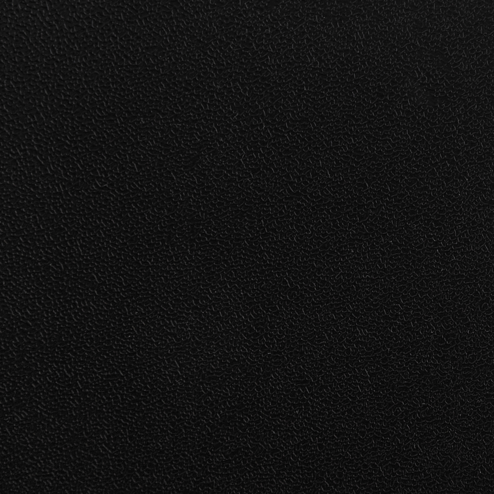 Set di 2 sedie da pranzo Seduta in plastica nera Design senza braccioli Gambe moderne in metallo