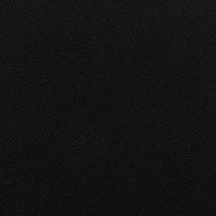 Set di 2 sedie da pranzo Seduta in plastica nera Design senza braccioli Gambe moderne in metallo