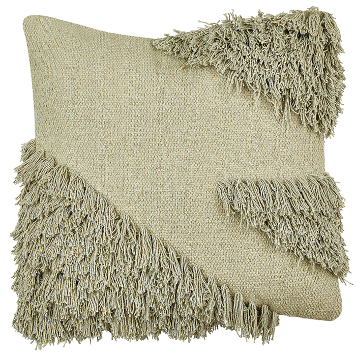 Set di 2 cuscini in cotone verde 45 x 45 cm Cuscini decorativi con imbottitura morbida Accessori Soggiorno Camera da letto