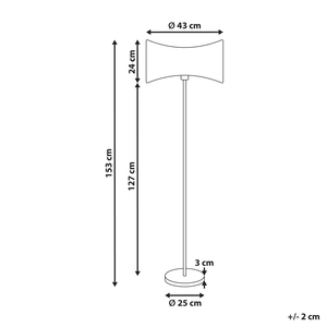 Lampada da terra in metallo con paralume in finta seta argento e nero stile moderno contemporaneo
