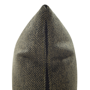 Poltrona verde con telaio nero Struttura in legno poliestere con intreccio in rattan Gambe in legno Tappi per gambe in plastica con cuscino Stile tradizionale Soggiorno Camera da letto