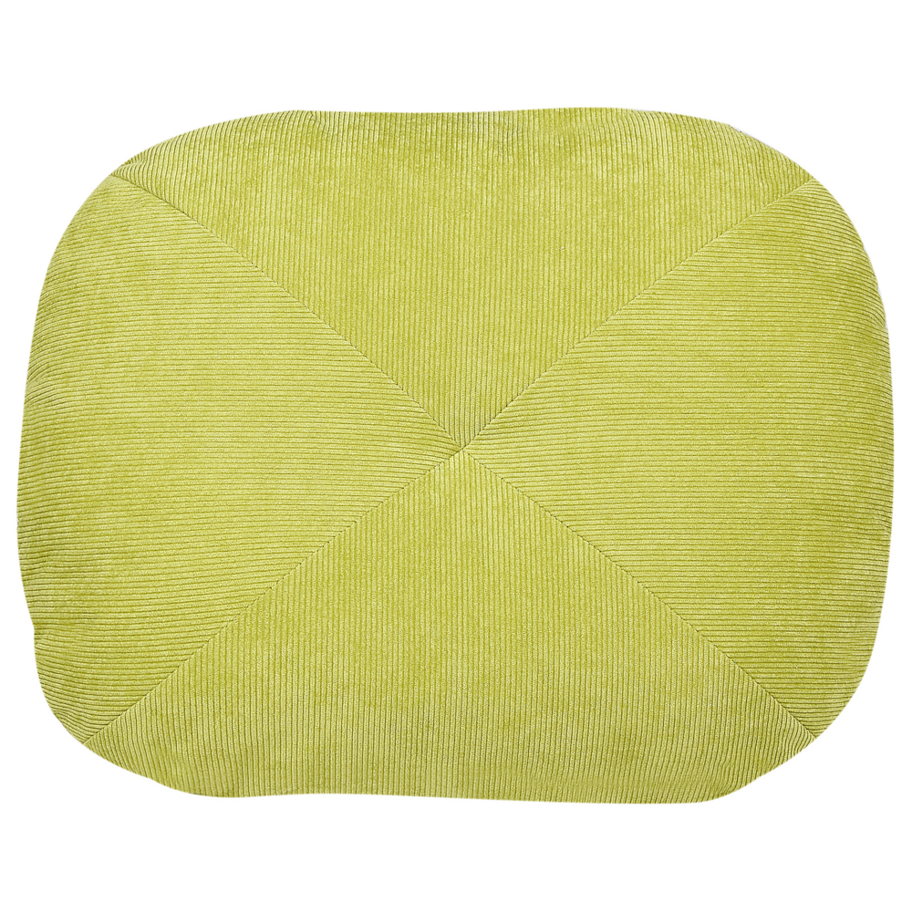 Divano pieghevole e trasformabile in letto in velluto a coste verde scuro stile moderno soggiorno