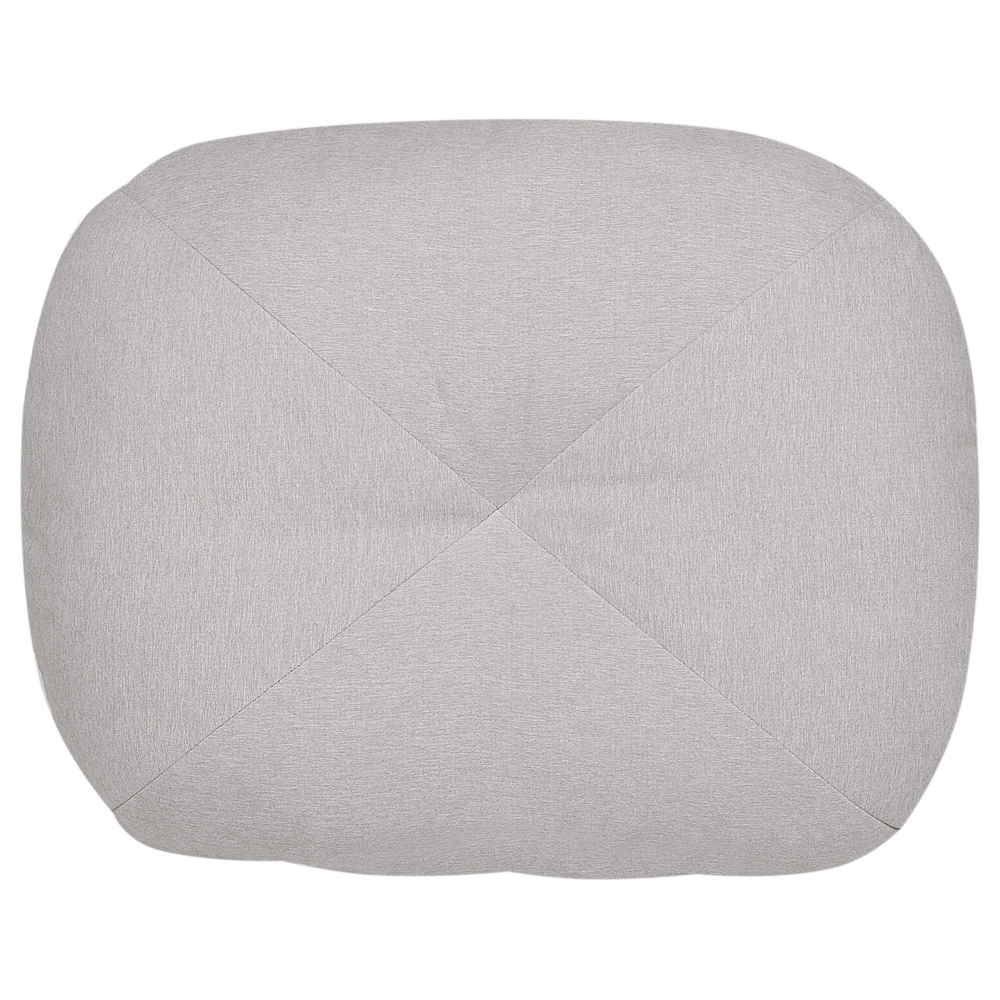 Divano pieghevole e trasformabile in letto in tessuto grigio chiaro stile moderno soggiorno