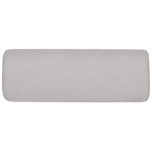 Divano pieghevole e trasformabile in letto in tessuto grigio chiaro stile moderno soggiorno