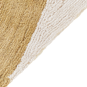 Tappeto per la cameretta con motivo arcobaleno beige e rosa 140 x 200 cm cameretta dei bambini