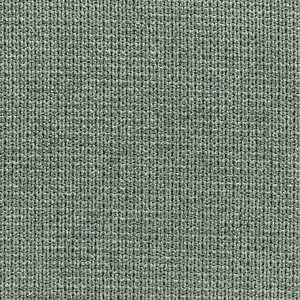 Pouf quadrato con cuscino in tessuto di ciniglia verde chiaro con gambe nere stile moderno retrò