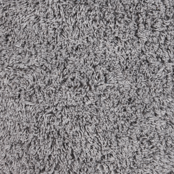 Pouf grigio in cotone 50 x 35 cm Seduta decorativa fatta a mano in stile moderno Boho Soggiorno Camera da letto