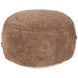 Pouf in cotone marrone 50 x 35 cm Seduta decorativa fatta a mano in stile moderno Boho Soggiorno Camera da letto