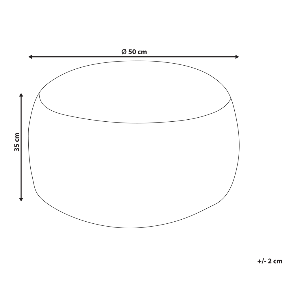 Pouf rosa in cotone 50 x 35 cm Seduta decorativa fatta a mano in stile moderno Boho Soggiorno Camera da letto