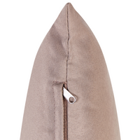 Modulo per esterni senza braccioli a 1 posto in bambù tortora con cuscino seduta da giardino