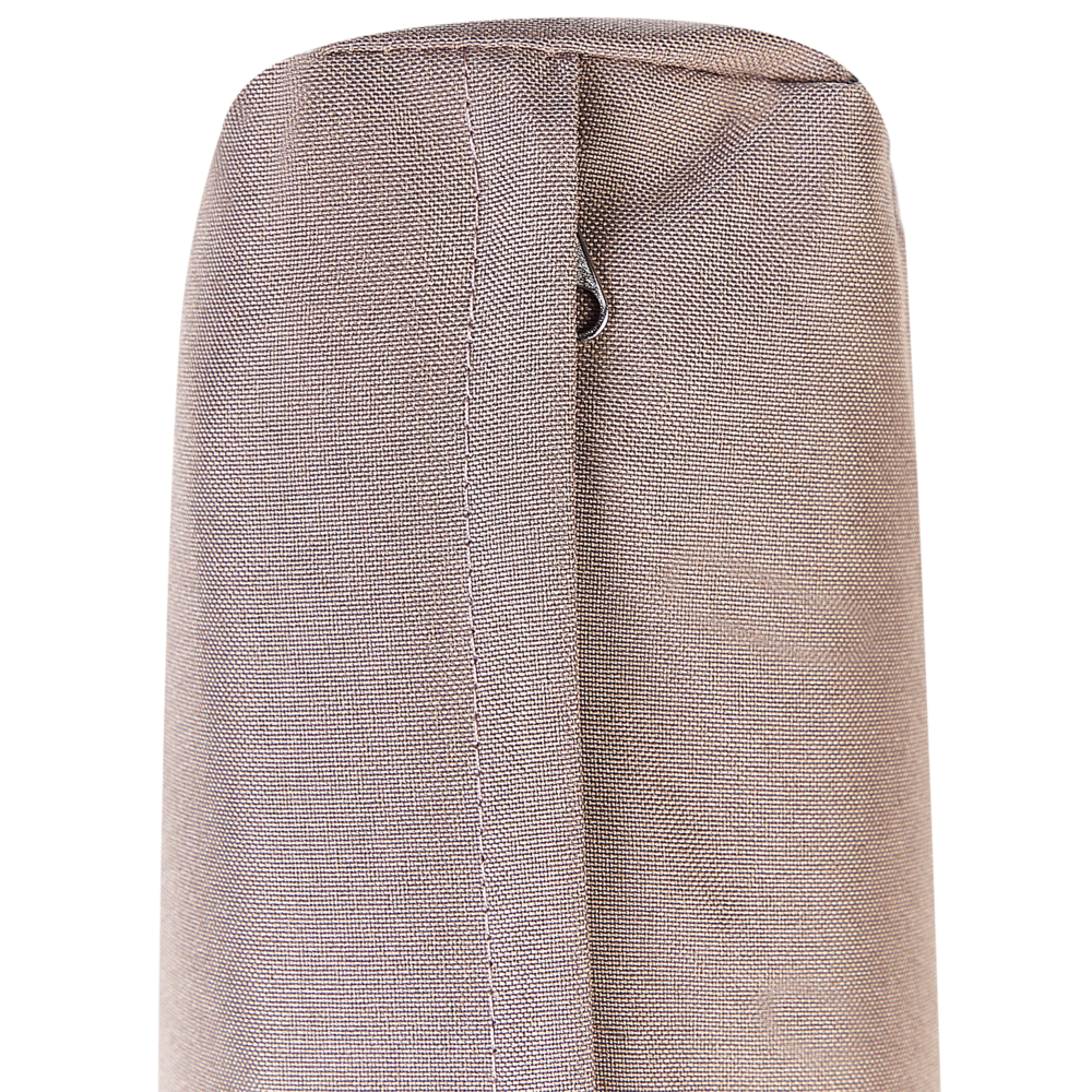 Poltrona in legno di bambù tortora con cuscini per sedile e schienale interni ed esterni giardino