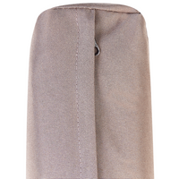 Poltrona senza braccioli in bambù a 1 posto con sezione angolare tortora interno ed esterno giardino