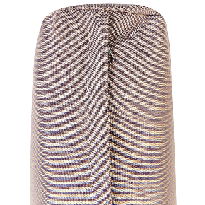 Poltrona senza braccioli in bambù a 1 posto con sezione angolare tortora interno ed esterno giardino