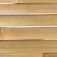 Poltrona senza braccioli in bambù a 1 posto con sezione angolare tortora interno ed esterno giardino