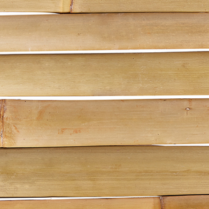 Poltrona in legno di bambù bianco sporco con cuscini per sedile e schienale interni ed esterni giardino