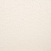 Poltrona da Soggiorno Senza Braccioli bouclè bianco sporco capitonnè Verticale Gambe In Legno