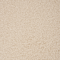 Poltrona da Soggiorno Senza Braccioli bouclè beige chiaro capitonnè Verticale Gambe In Legno