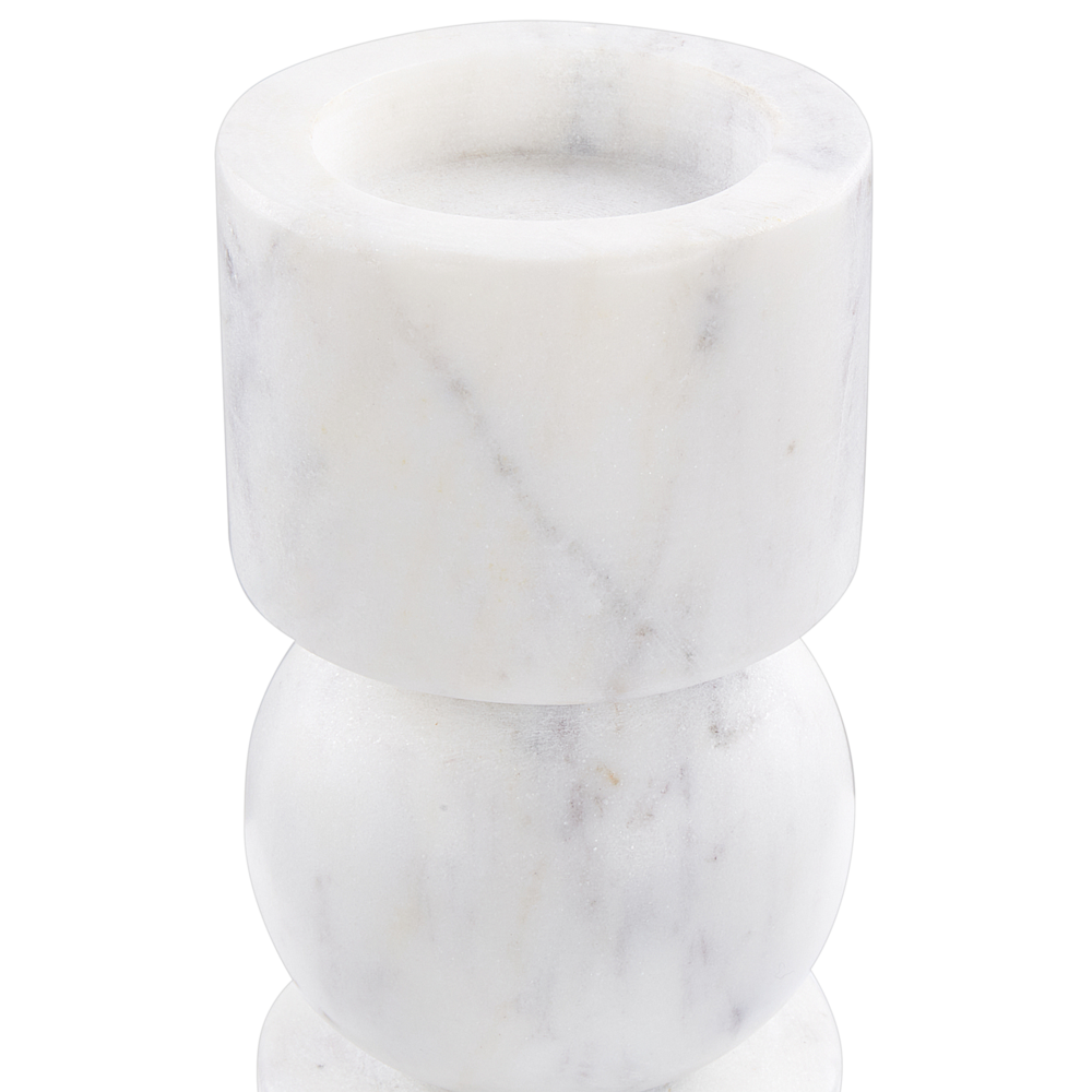 Candeliere marmo bianco dalla forma moderna accessori decorazione