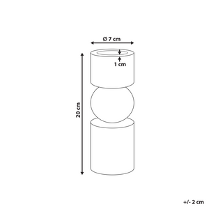 Candeliere marmo bianco dalla forma moderna accessori decorazione