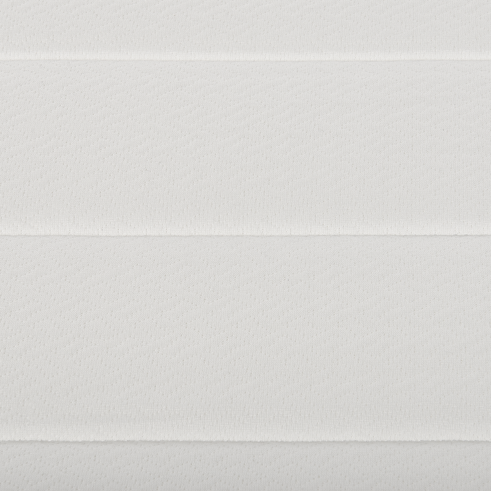 Materasso in lattice medio con rivestimento sfoderabile in poliestere con cerniera bianca 80 x 200 cm camera da letto sonno confortevole