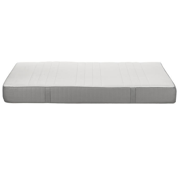 Materasso in schiuma di lattice duro e compatto sfoderabile Imbottitura 140 x 200 cm bianco camera da letto