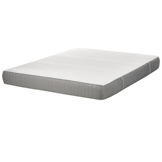 Materasso in schiuma di lattice duro e compatto sfoderabile Imbottitura 160 x 200 cm bianco camera da letto