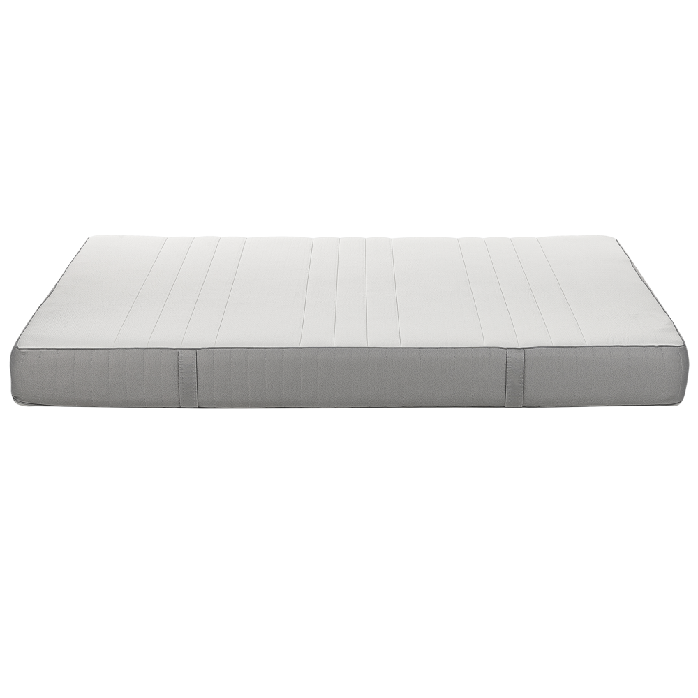 Materasso in schiuma di lattice duro e compatto sfoderabile Imbottitura 160 x 200 cm bianco camera da letto