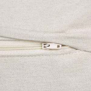 Set di 2 cuscini decorativi in cotone bianco 45 x 45 cm sfoderabili Accessori moderni per la camera da letto Soggiorno