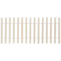 Letto per bambini con baldacchino e rete in legno di pino chiaro 90 x 200 cm cemeretta