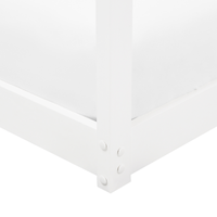 Letto a castello in legno bianco 90 x 200 cm letto cameretta a forma di casa