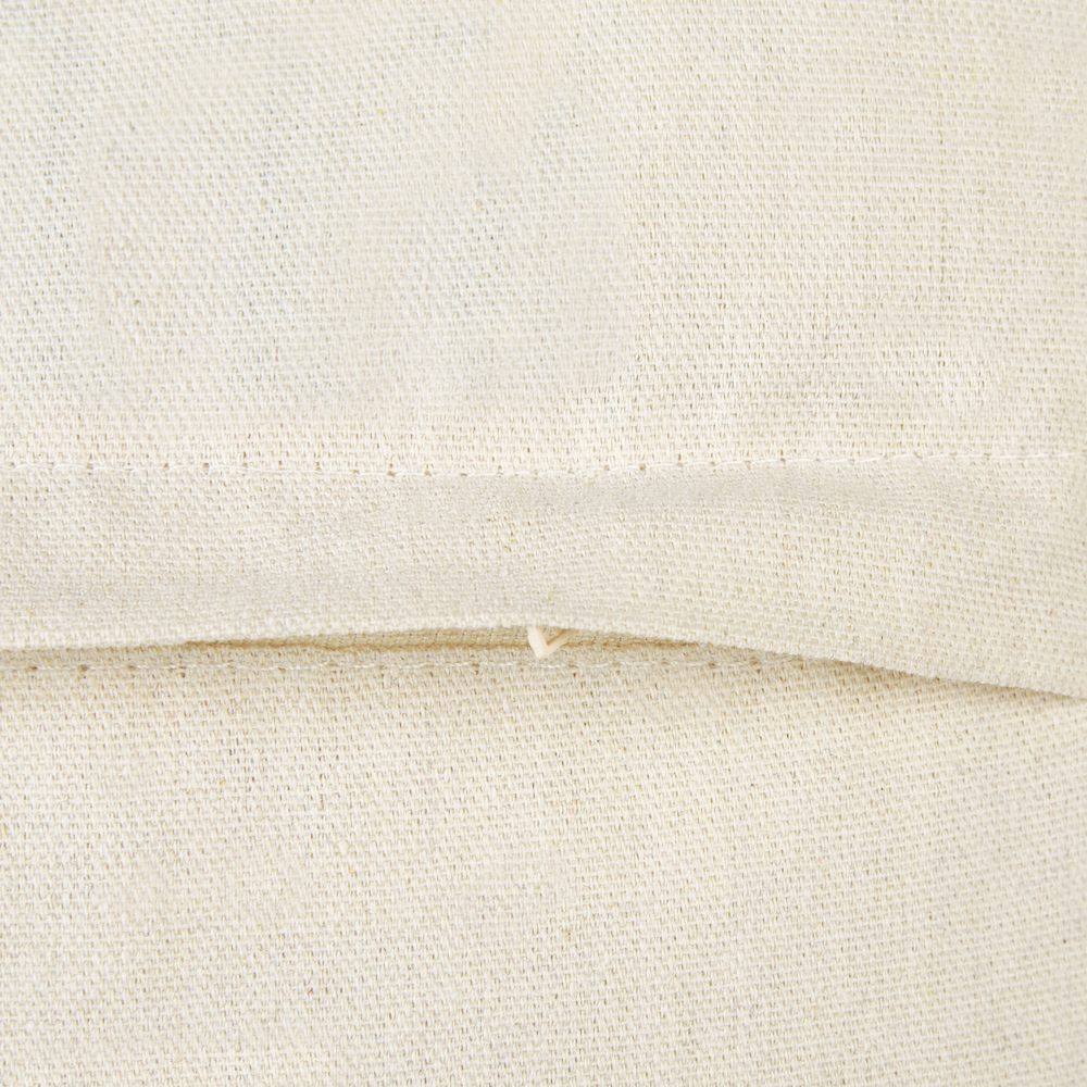 Set di 2 cuscini decorativi in cotone rosso e bianco 45 x 45 cm quadrati Cuscino moderno Boho Decor Accessori