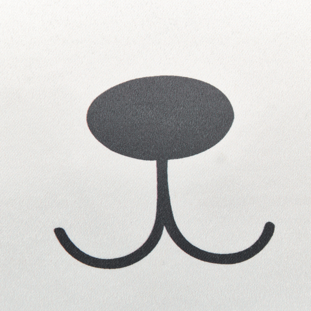 Set di 2 cuscini decorativi per bambini in cotone bianco e nero 45 x 45 cm Motivo panda Accessorio per la camera da letto dei bambini