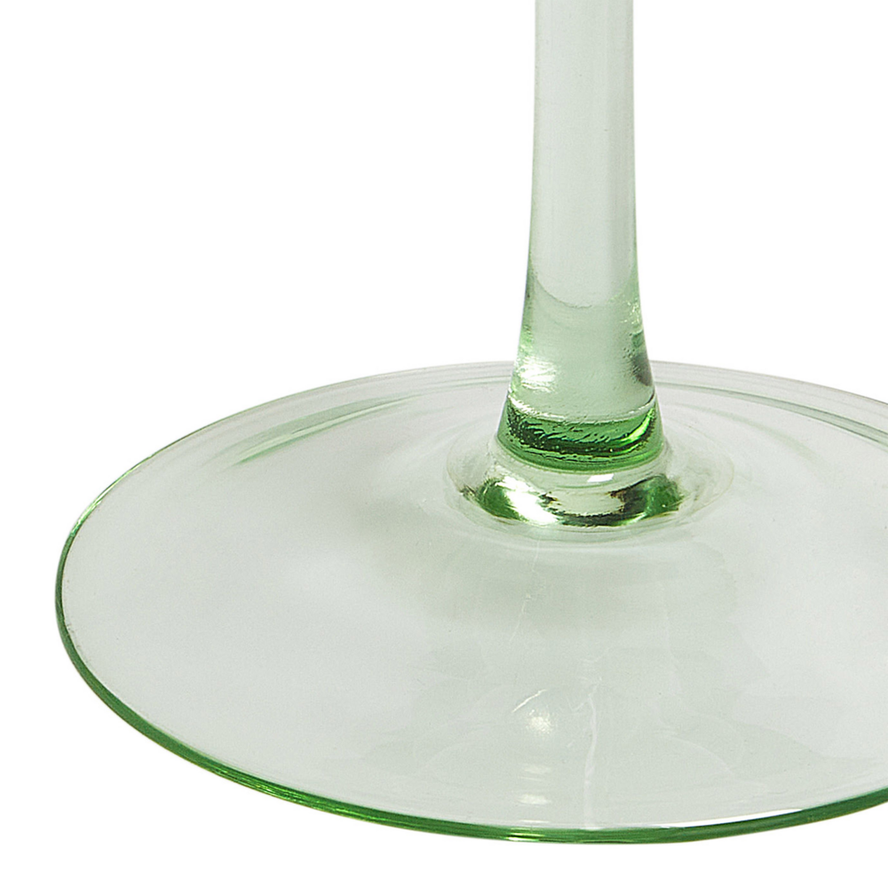 Set di 4 coppe martini in vetro rosa e verde Pompadour soffiato a mano da 25 cl aperitivo in casa