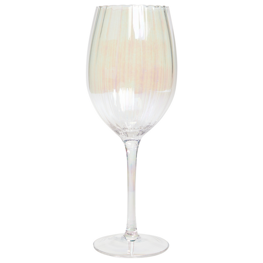 Set di 4 calici da vino rosso in vetro soffiato a mano con finitura iridescente 53 cl calici da tavola