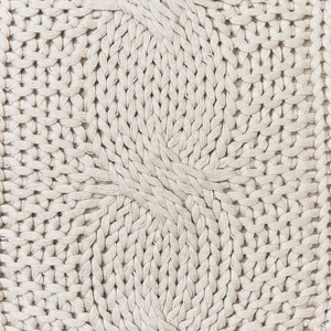 Set di 2 cuscini in cotone tortora 45 x 45 cm morbida imbottitura divano soggiorno