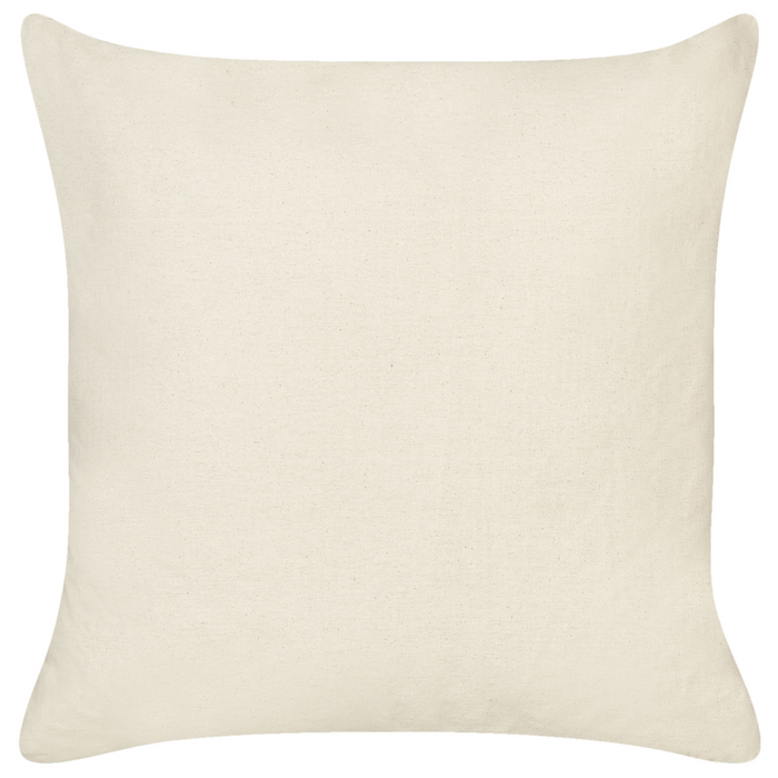 Set di 2 cuscini decorativi in cotone beige 45 x 45 cm sfoderabili Quadrato Accessori decorativi moderni