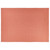 Copriletto decorativo in cotone rosso 150 x 200 cm biancheria da letto design classico camera da letto