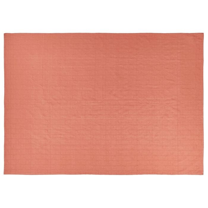 Copriletto decorativo in cotone rosso 150 x 200 cm biancheria da letto design classico camera da letto