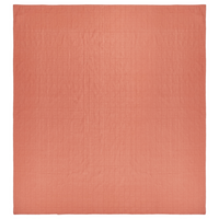 Copriletto decorativo in cotone rosso 200 x 220 cm biancheria da letto design classico camera da letto