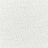 Coperta in cotone bianco 200 x 220 cm decorativa con frange a motivo Chevron Camera da letto Soggiorno