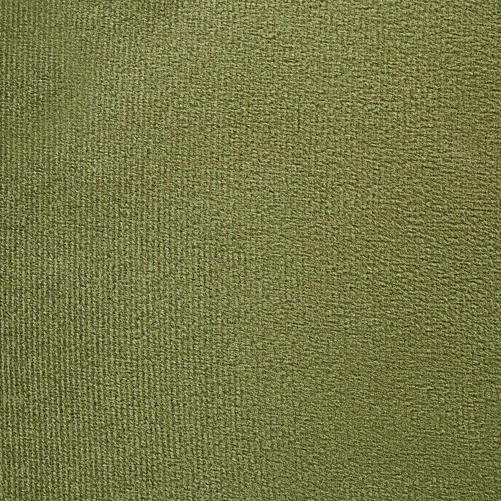 Pouf elegante in velluto di colore verde oliva trapuntato stile classico moderno