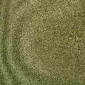 Pouf elegante in velluto di colore verde oliva trapuntato stile classico moderno