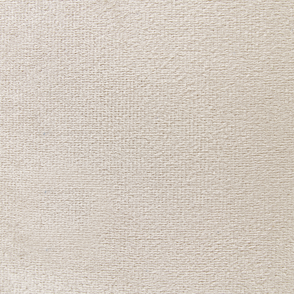 Pouf rotondo in velluto beige ottomana stile moderno contemporaneo